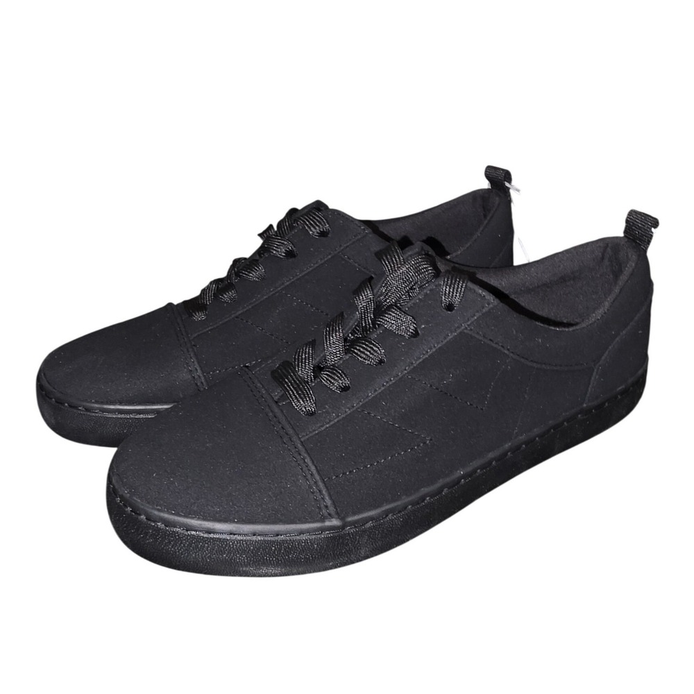 Art Class Garrett Black Lace Up Sneakers Kids Size 5 Low Top Shoes NEW